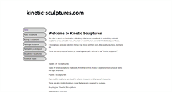Desktop Screenshot of kinetic-sculptures.com
